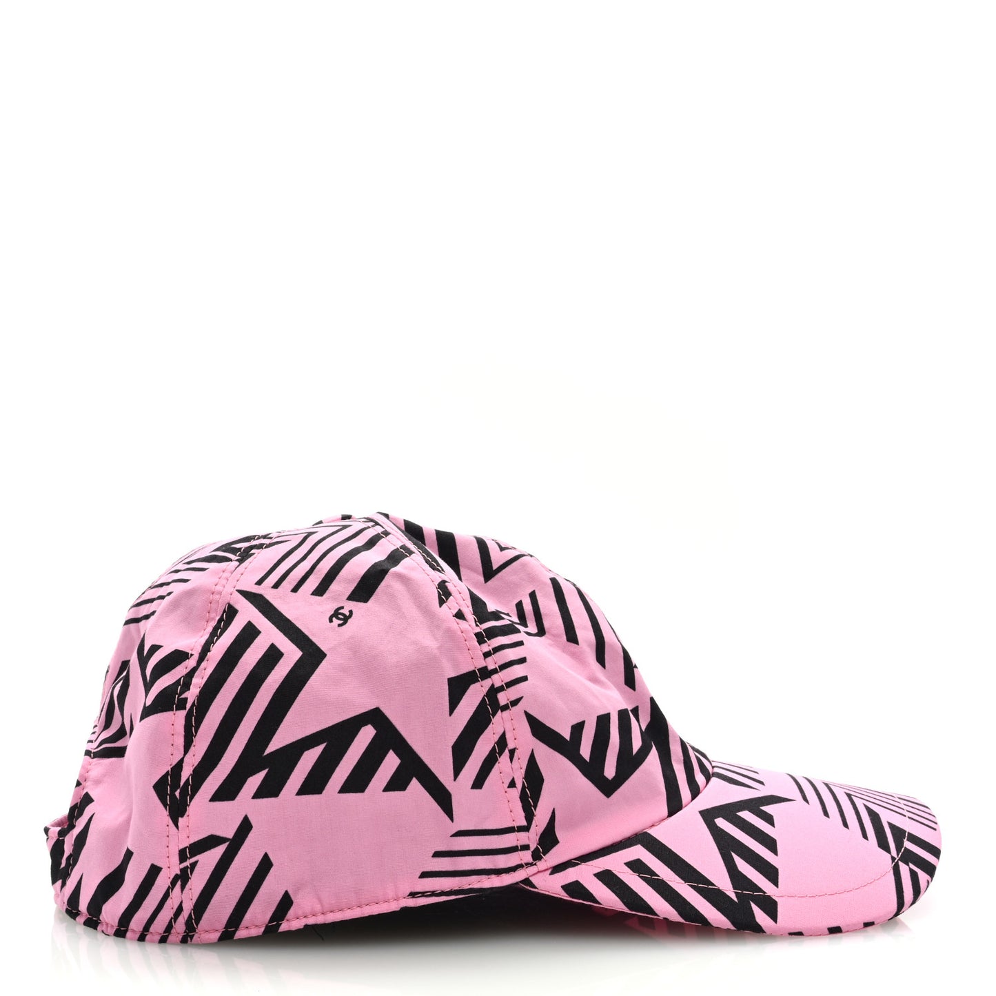 Cotton Sequin CC Cap Hat Black Pink