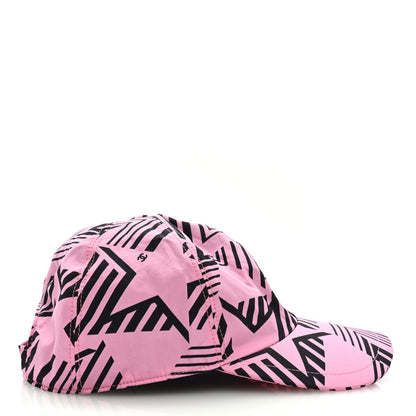 Chanel Cotton Sequin CC Cap Hat Black Pink 5 of 7