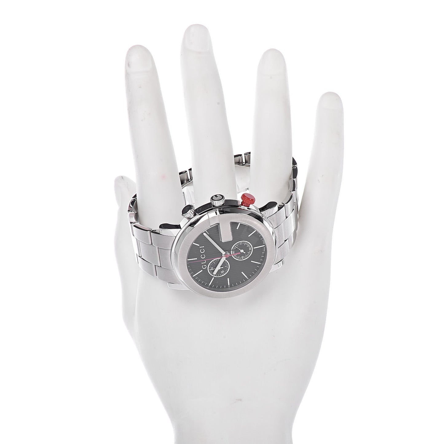 Stainless Steel 44mm G-Chrono Quartz Watch Black