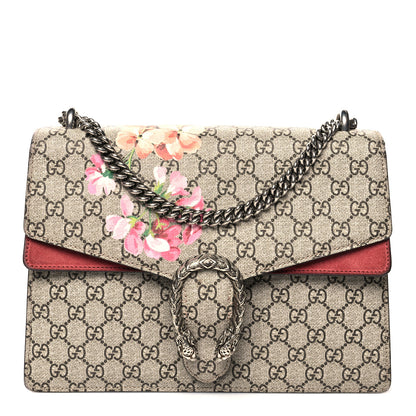 Gucci GG Supreme Monogram Blooms Medium Dionysus Shoulder Bag Beige Multicolor Dry Rose 1 of 10