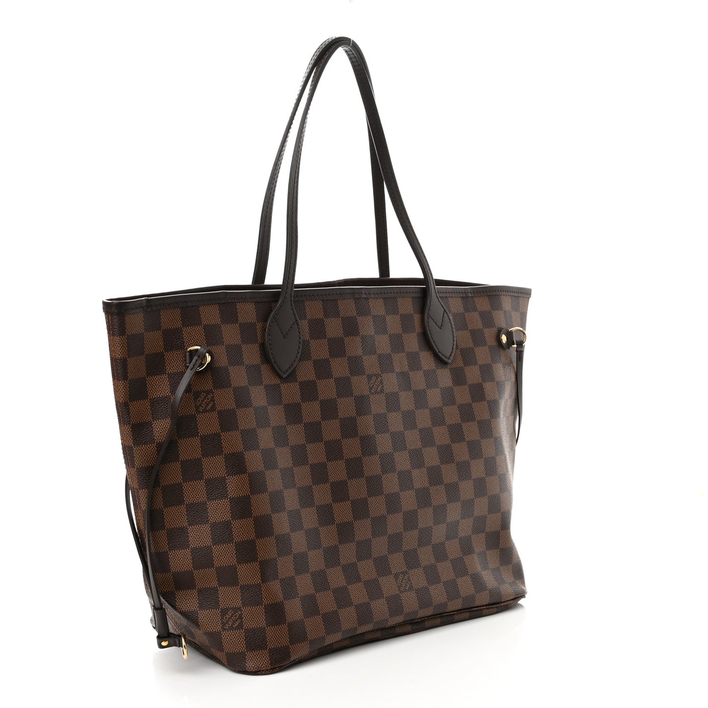 Damier Ebene Neo Neverfull MM Rose Ballerine