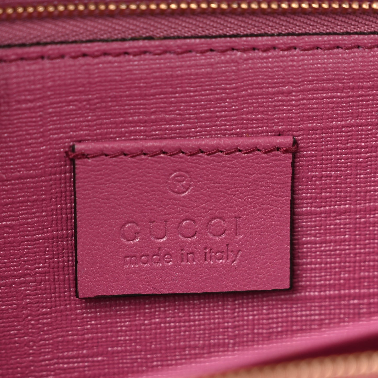 GG Supreme Monogram GG Pierce Chain Clutch Wallet Pink