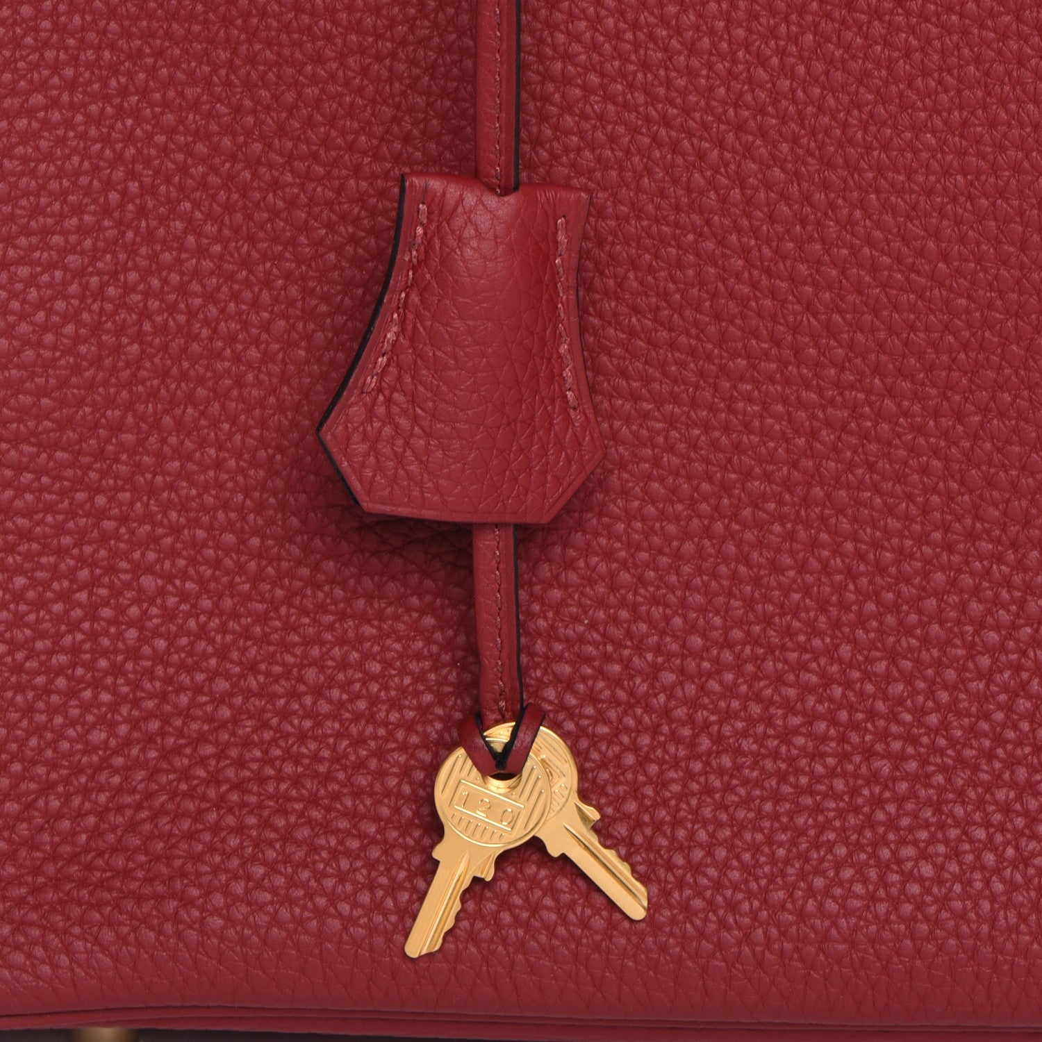 Hermes Taurillon Clemence Birkin 30 Rouge Grenat 26 of 28