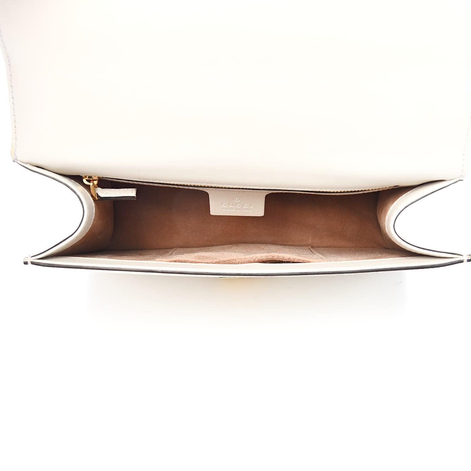 Gucci Calfskin Small Sylvie Shoulder Bag Off White 5 of 15