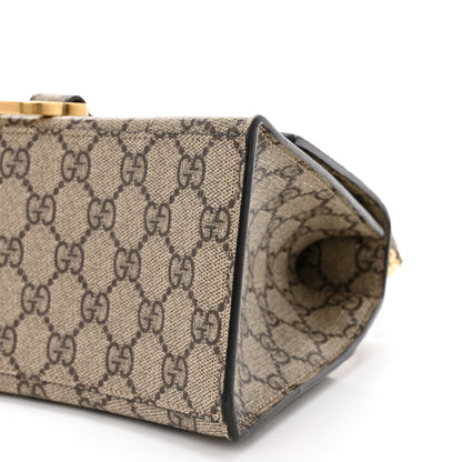 Balenciaga X GUCCI GG Supreme Monogram Small Hourglass Top Handle Bag Beige Ebony 11 of 12