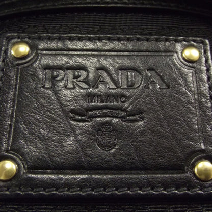 Prada Vitello Daino Shoulder Bag Black 7 of 11