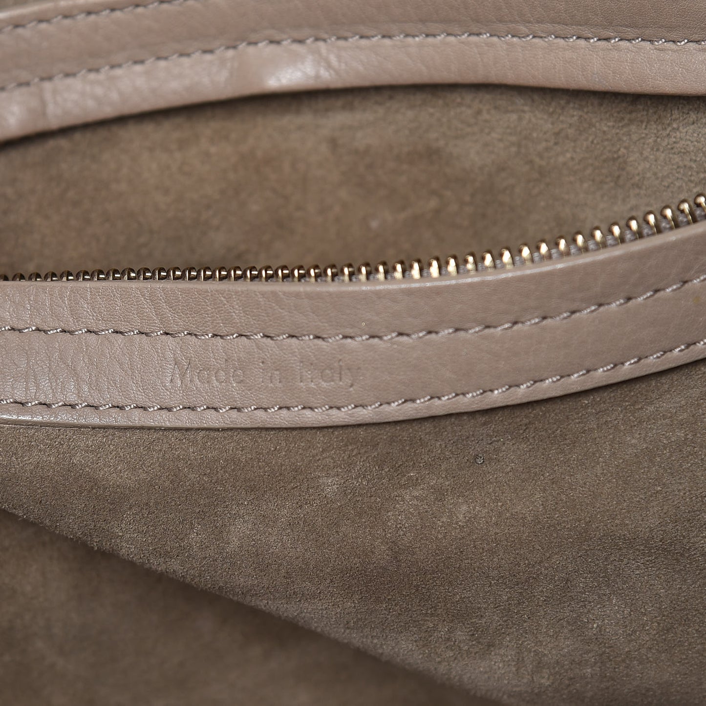 Supple Calfskin Medium Phantom Luggage Beige