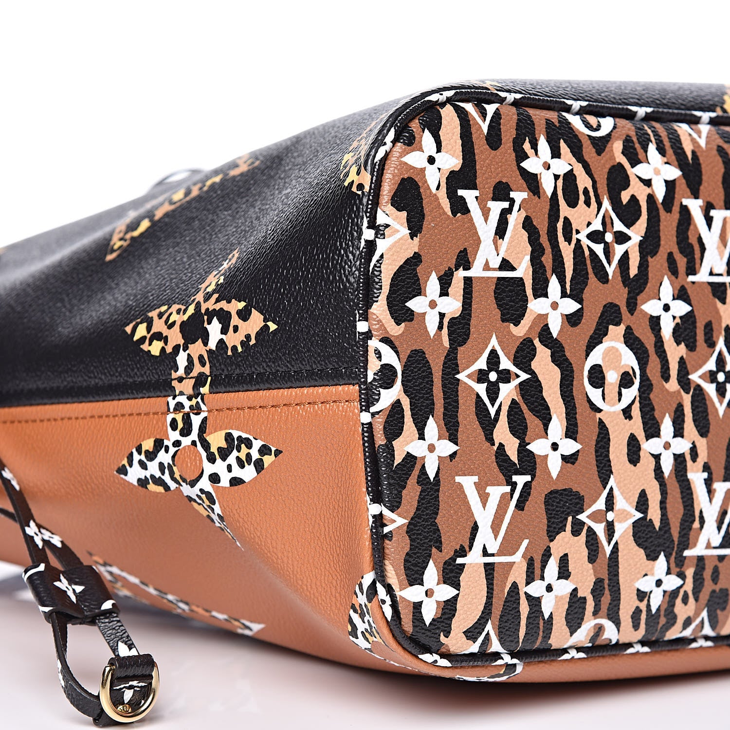 Louis Vuitton Monogram Giant Jungle Neverfull MM Black 9 of 10