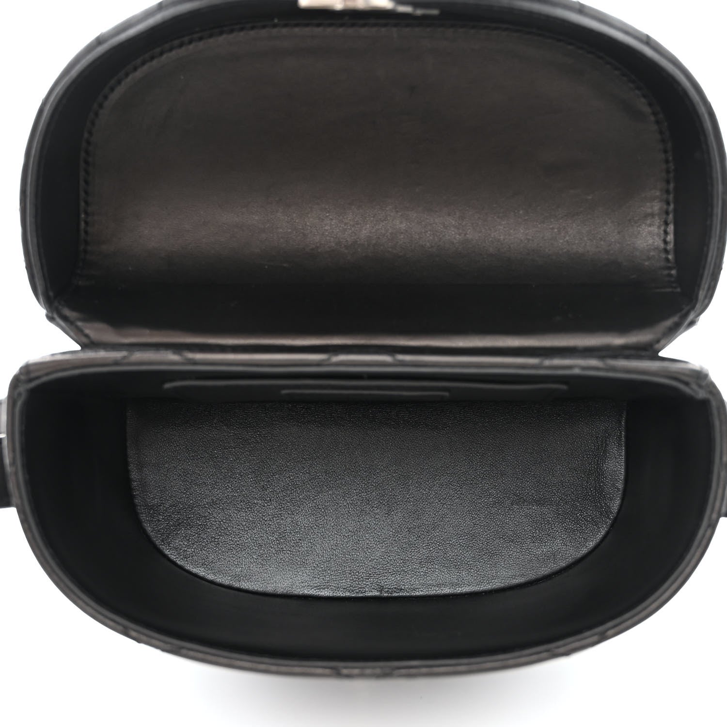 Saint Laurent Lambskin Quilted Monogram June Box Bag Black 5 of 10