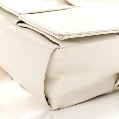 Bottega Veneta Paper Calfskin Intrecciato Cassette Belt Bag White 9 of 11