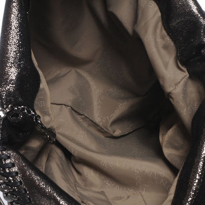 Stella McCartney Faux Leather Falabella Chamois Tote Ruthenium 8 of 8