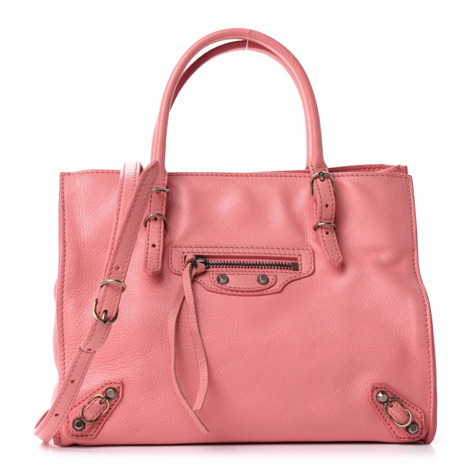 Balenciaga Veau Souple Papier Mini A4 Tote Rose Flamingo 1 of 16