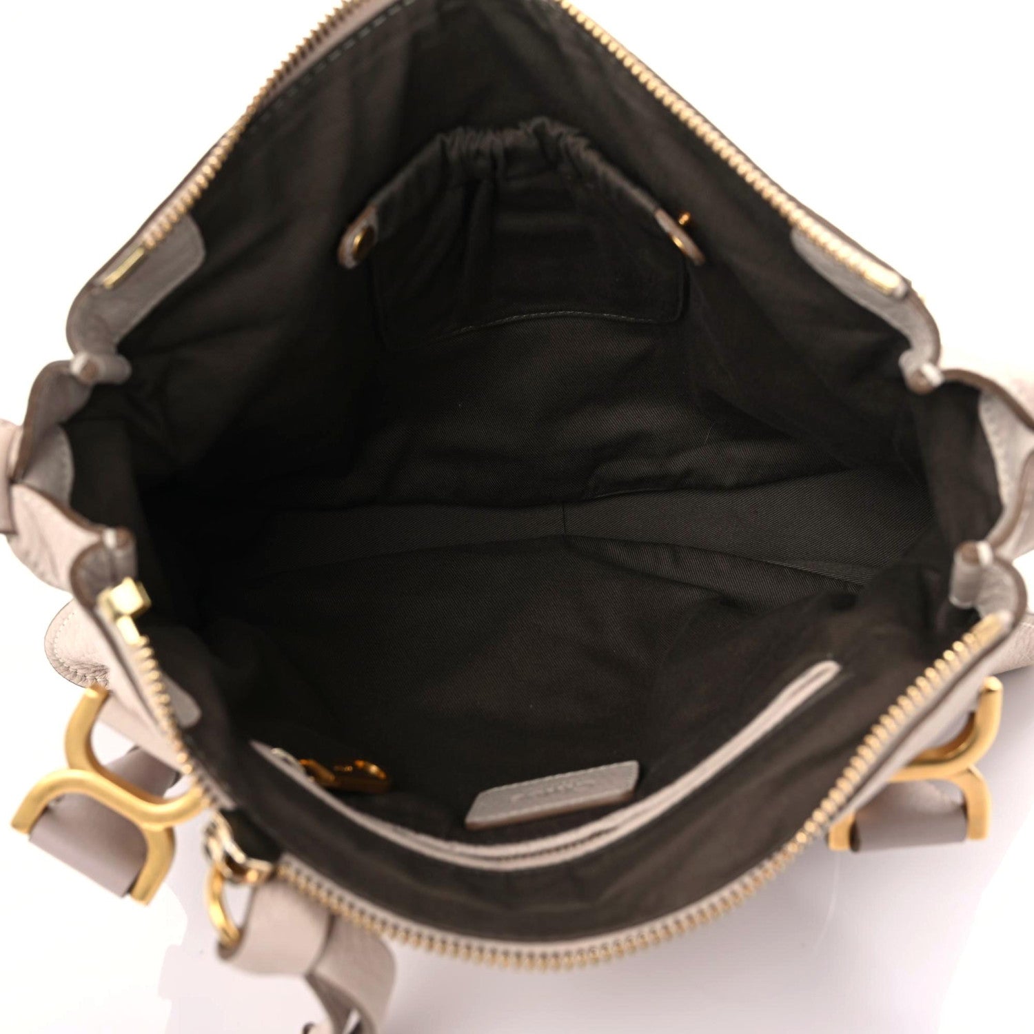 Chloe Calfskin Medium Marcie Satchel Abstract White 9 of 10
