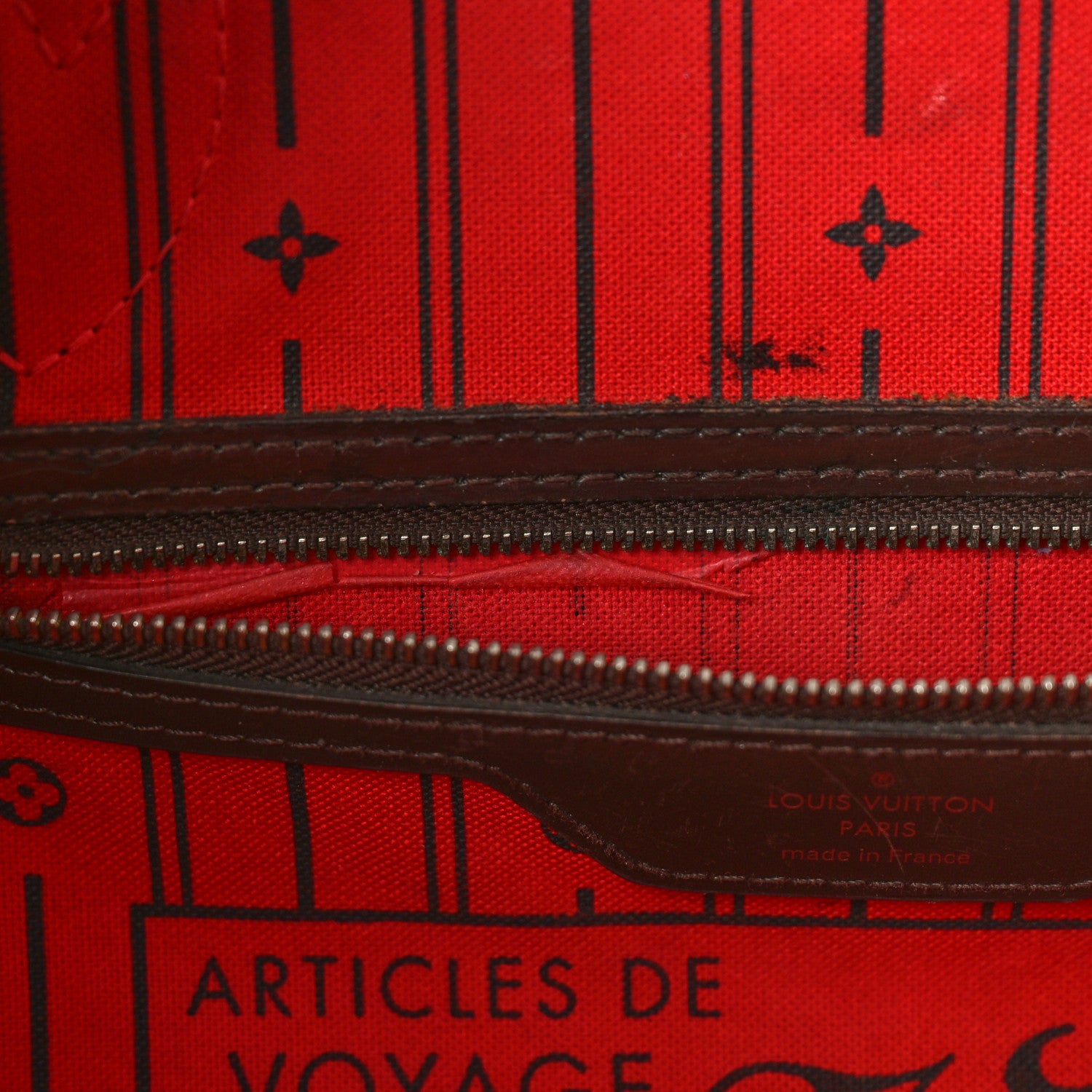 Louis Vuitton Damier Ebene Neverfull PM 17 of 17