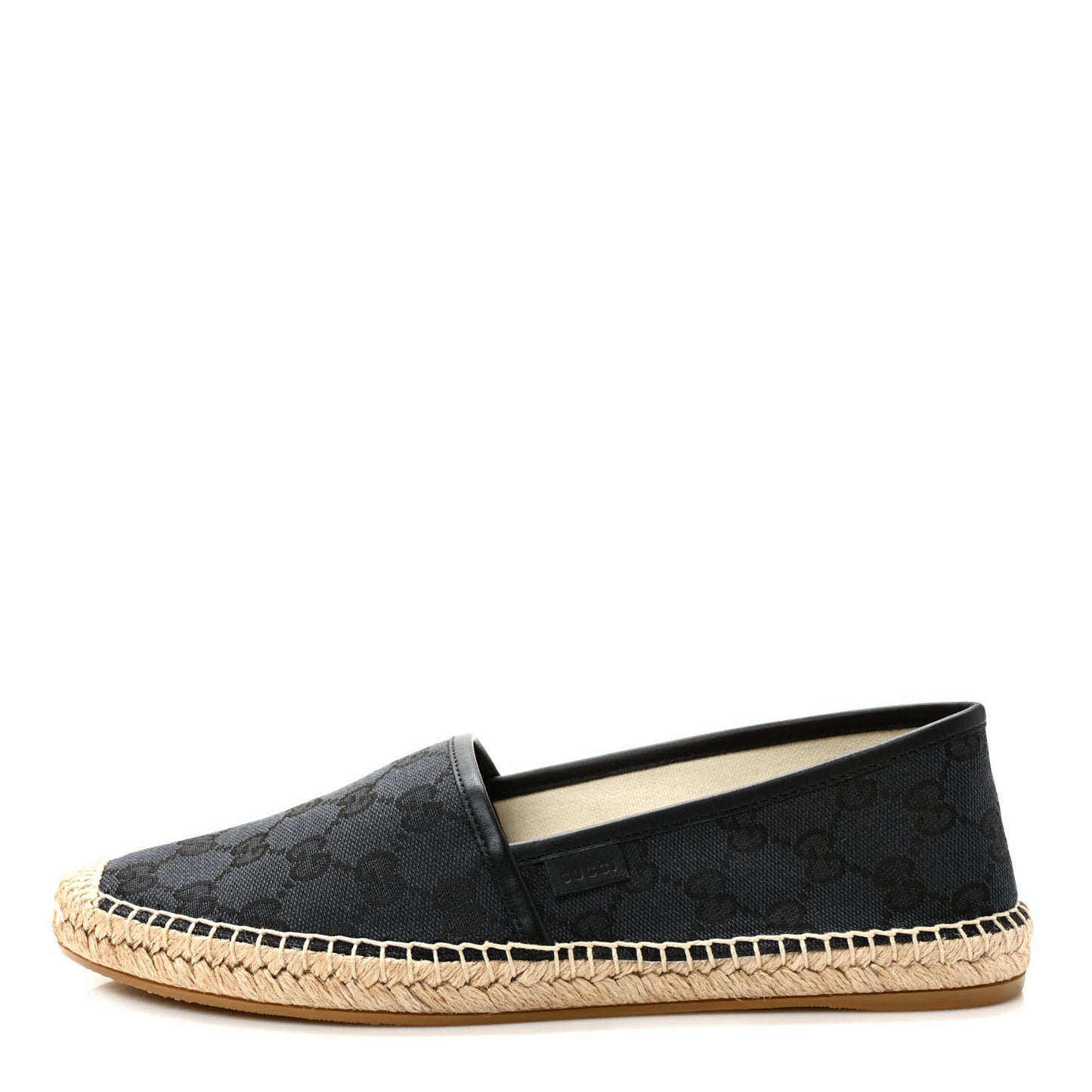 Monogram Espadrilles 39.5 Black