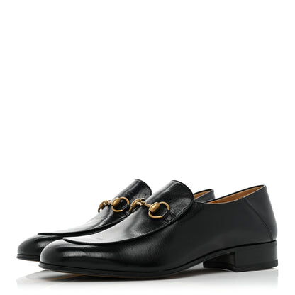Gucci Goatskin Mens Horsebit Loafers 8 Black 3 of 9