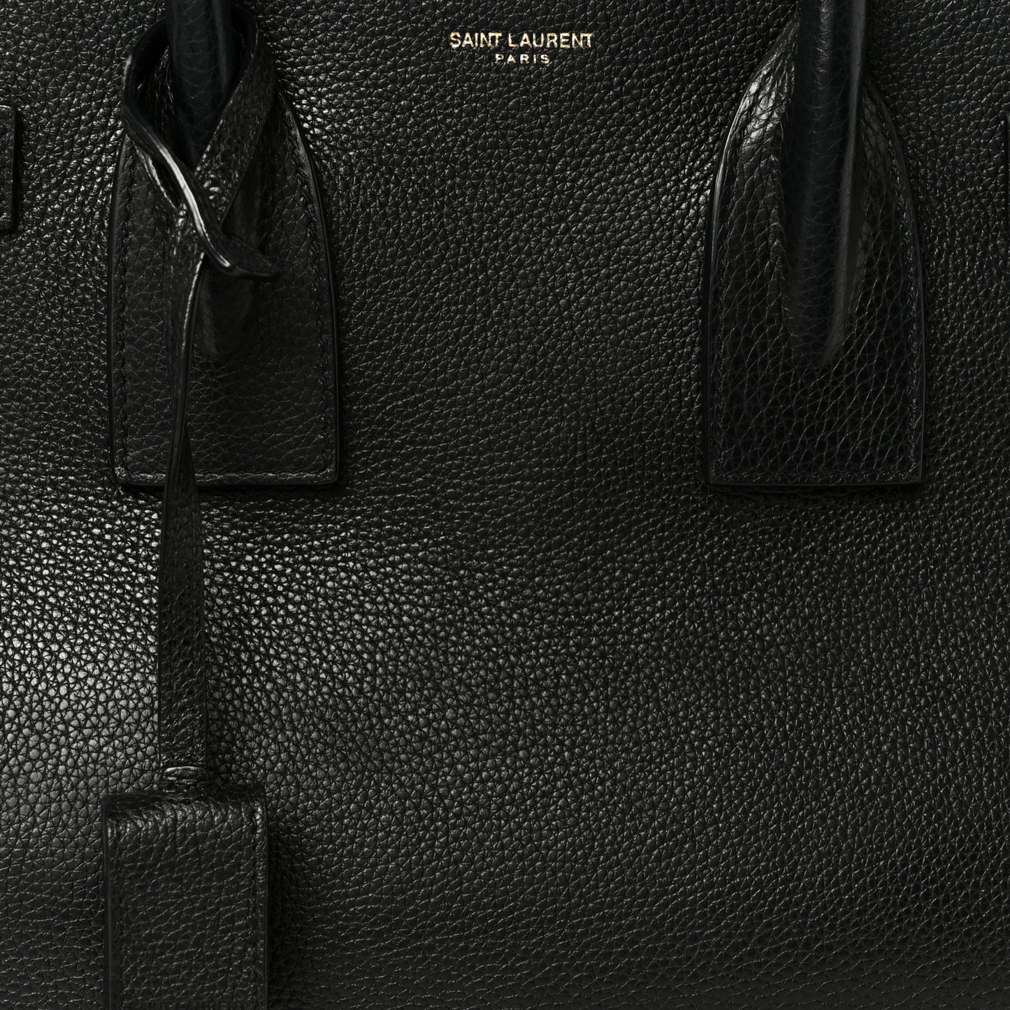 Grained Calfskin Small Supple Sac De Jour Black