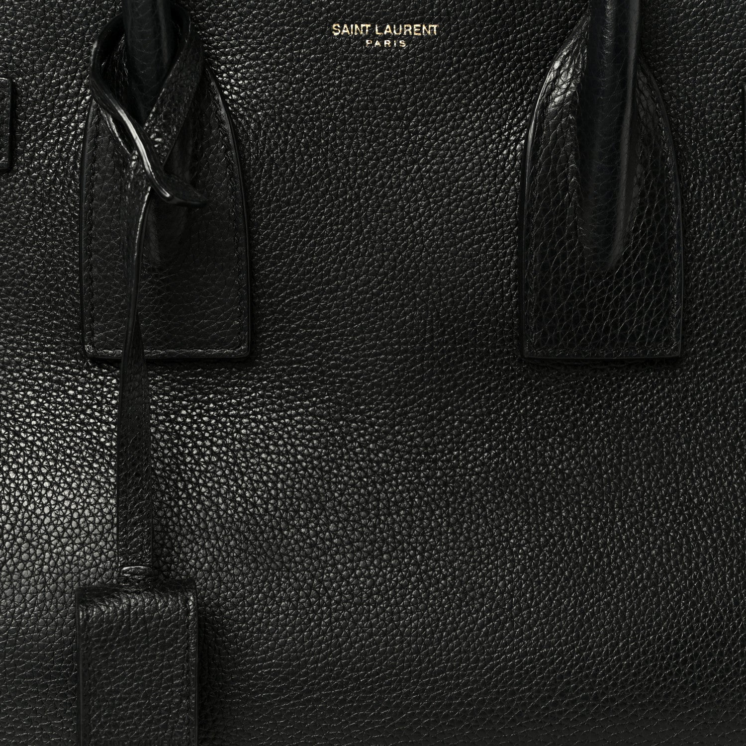 Saint Laurent Grained Calfskin Small Supple Sac De Jour Black 11 of 13
