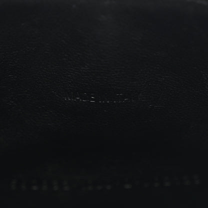 Balenciaga Shiny Calfskin Monochrome Crocodile Embossed Hourglass Top Handle Bag XS Black 8 of 17