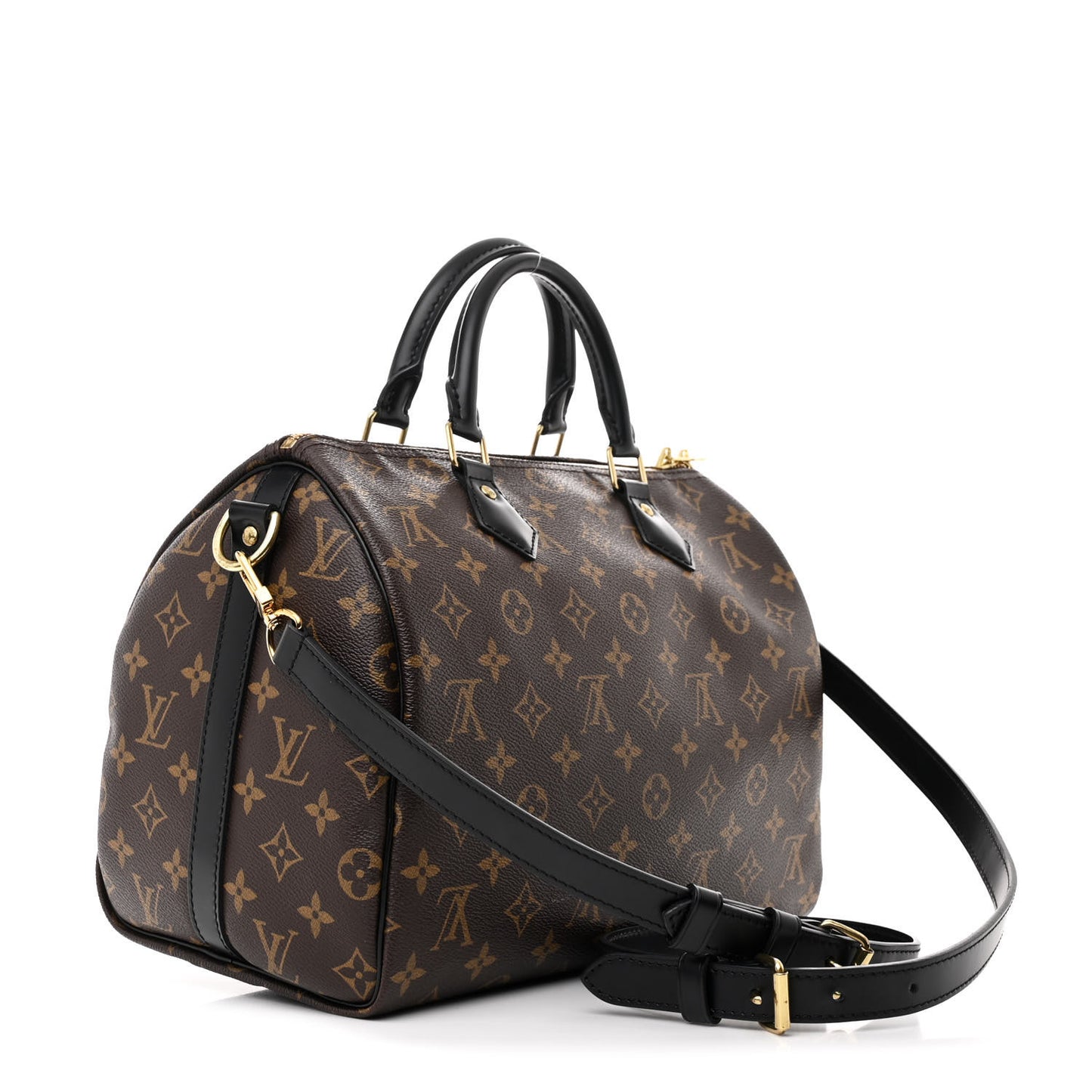 Monogram My World Tour Speedy Bandouliere 30 Black