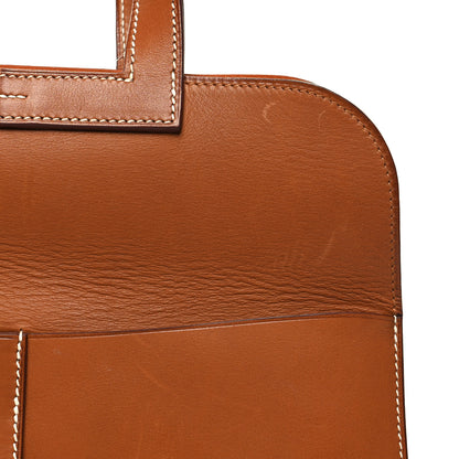 Hermes Barenia Halzan 31 Fauve Potiron 10 of 13