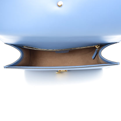 Gucci Calfskin Small Sylvie Shoulder Bag Clear Sky Blue 4 of 10