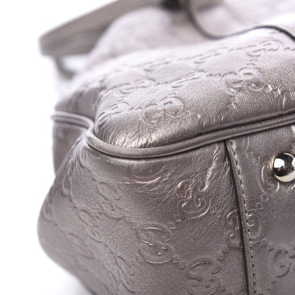 Gucci Metallic Guccissima Medium GG Twins Tote Mauve 9 of 15