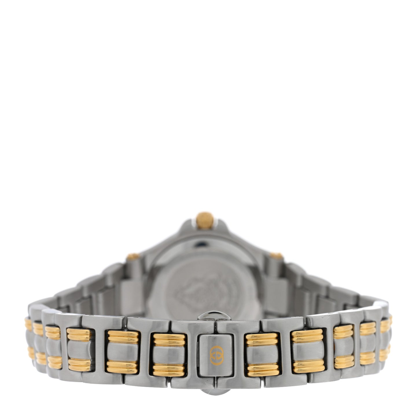 Stainless Steel 26mm 9040L Two Tone Quartz Watch Black