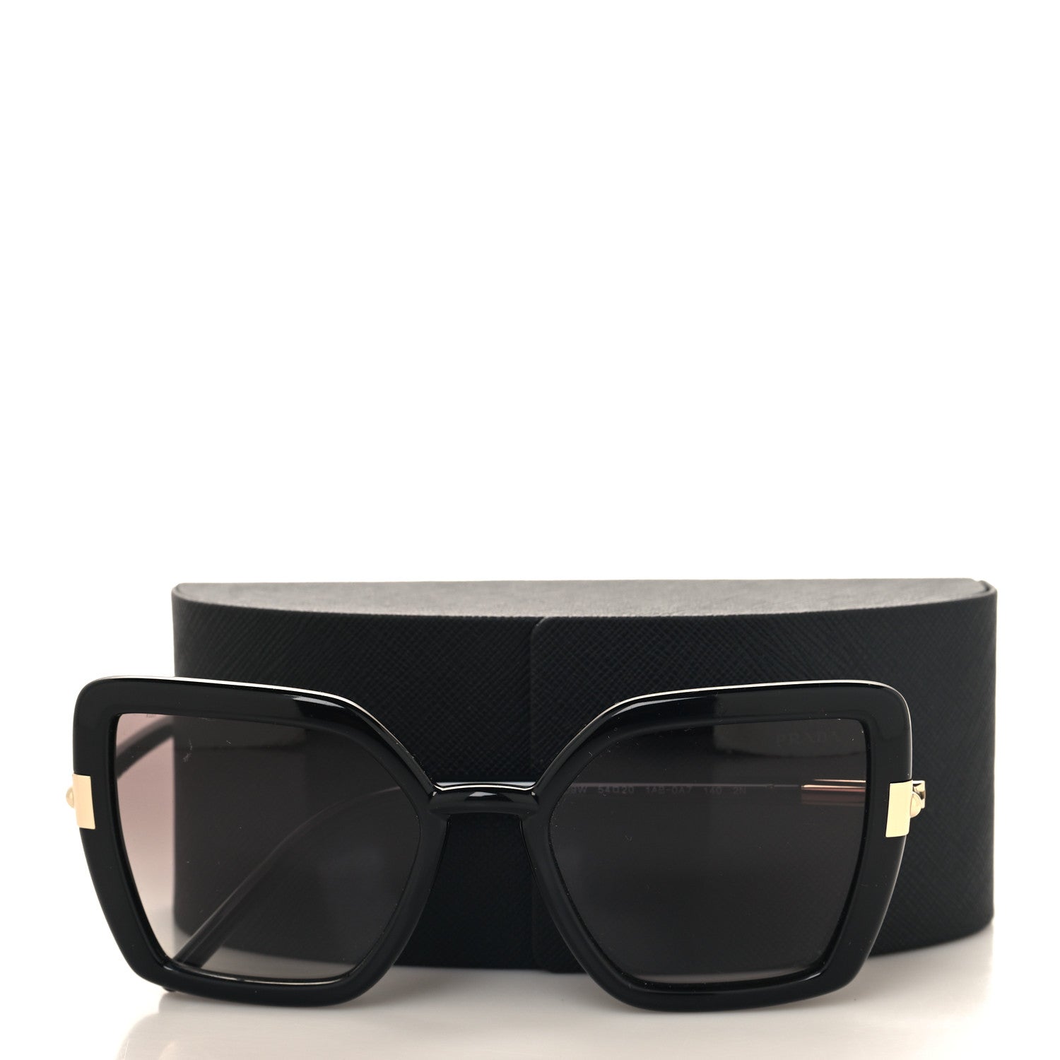 Prada Acetate Heritage Sunglasses SPR09W Black 7 of 7