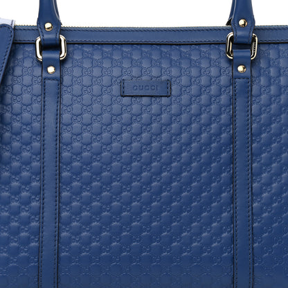 Gucci Soft Microguccissima Small Zippered Satchel Caspian 11 of 11