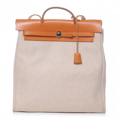 Hermes Toile Herbag Natural 1 of 10
