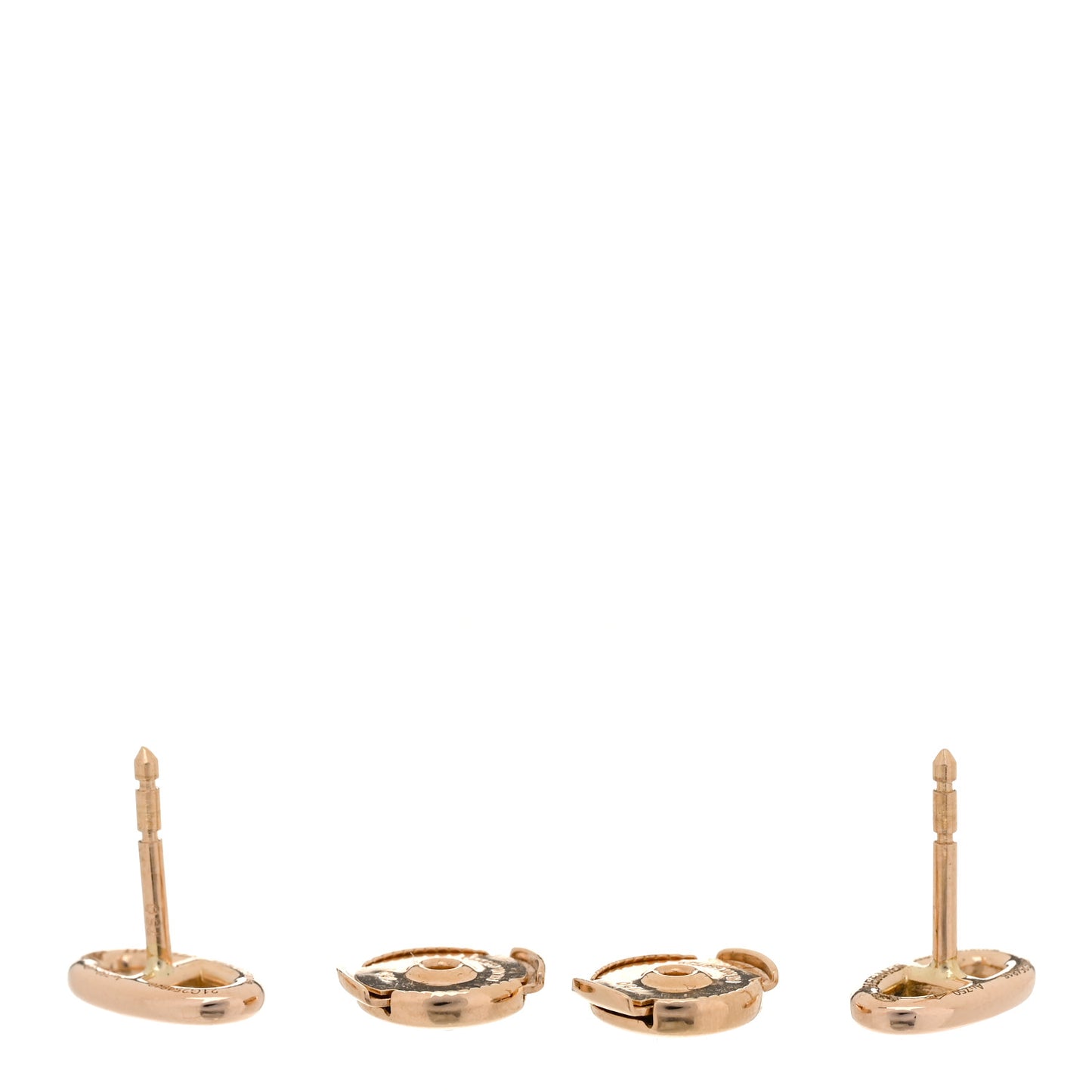 18K Rose Gold TPM Farandole Stud Earrings
