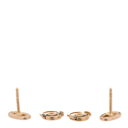 Hermes 18K Rose Gold TPM Farandole Stud Earrings 3 of 5