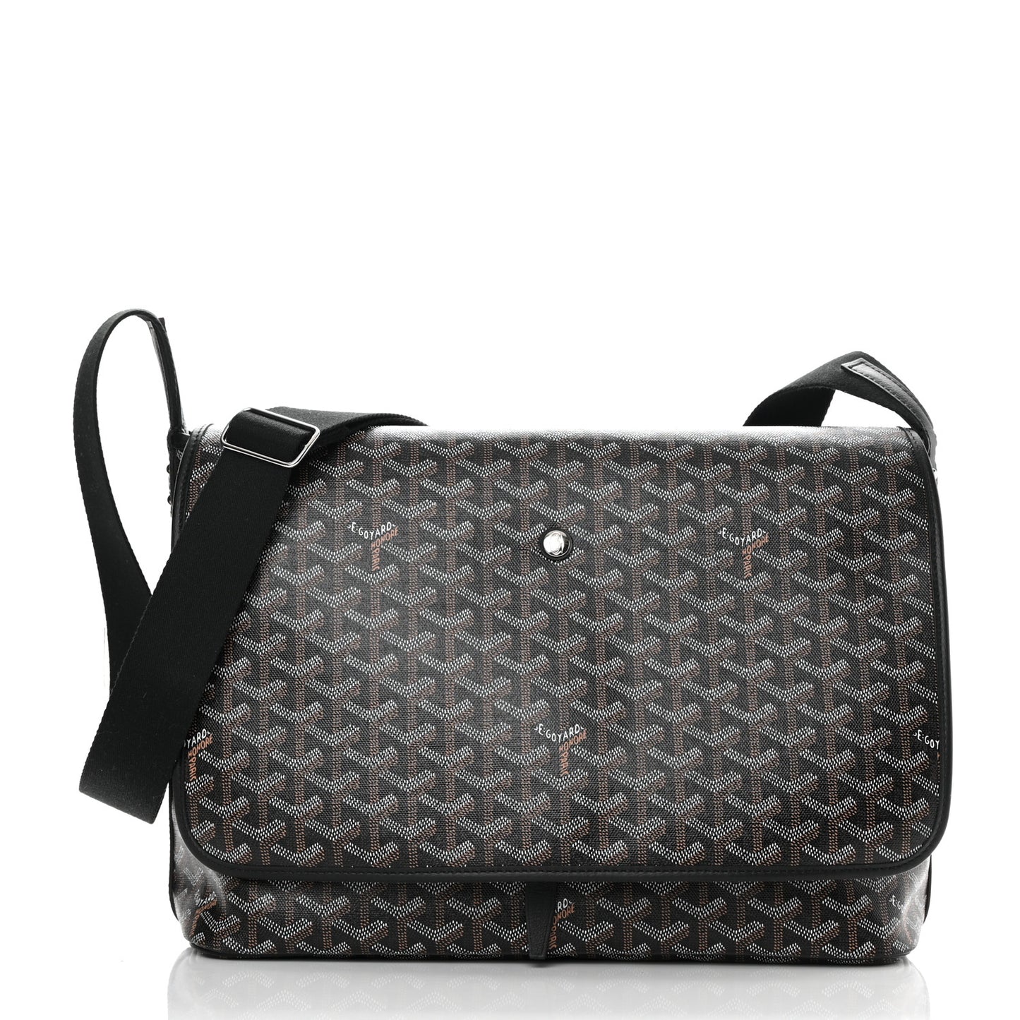 Goyardine Capetien Messenger Bag Black