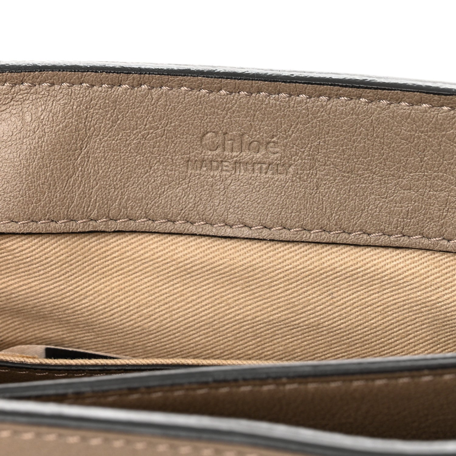Chloe Calfskin Mini Faye Day Shoulder Bag Motty Grey 6 of 10