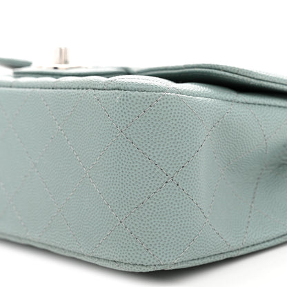 Chanel Caviar Quilted Mini Rectangular Flap Green 10 of 10