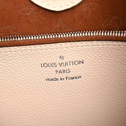 Louis Vuitton Mahina Carmel Hobo Creme 6 of 9