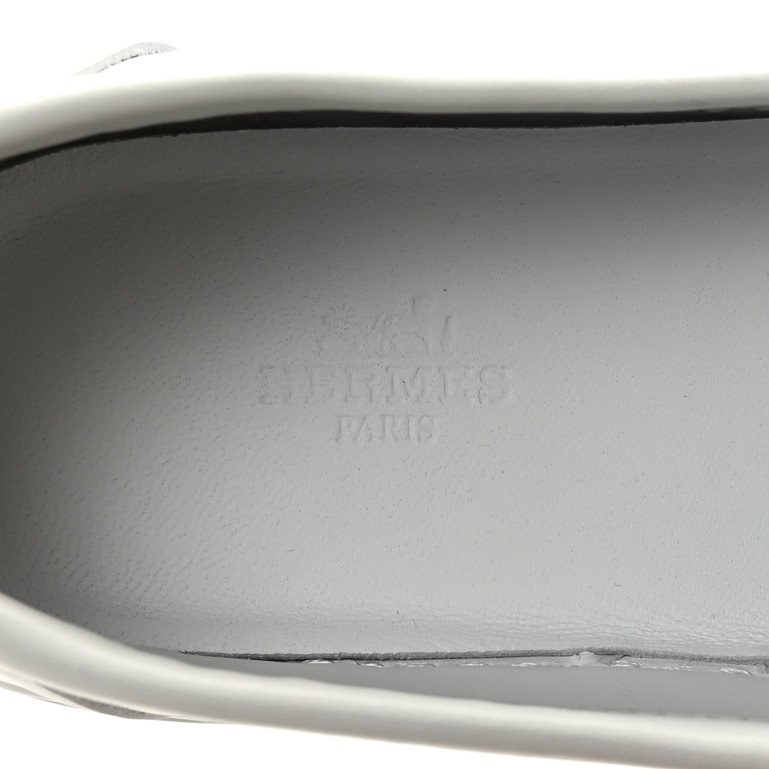 Hermes Calfskin Game Slip On Sneakers 38 White 8 of 9
