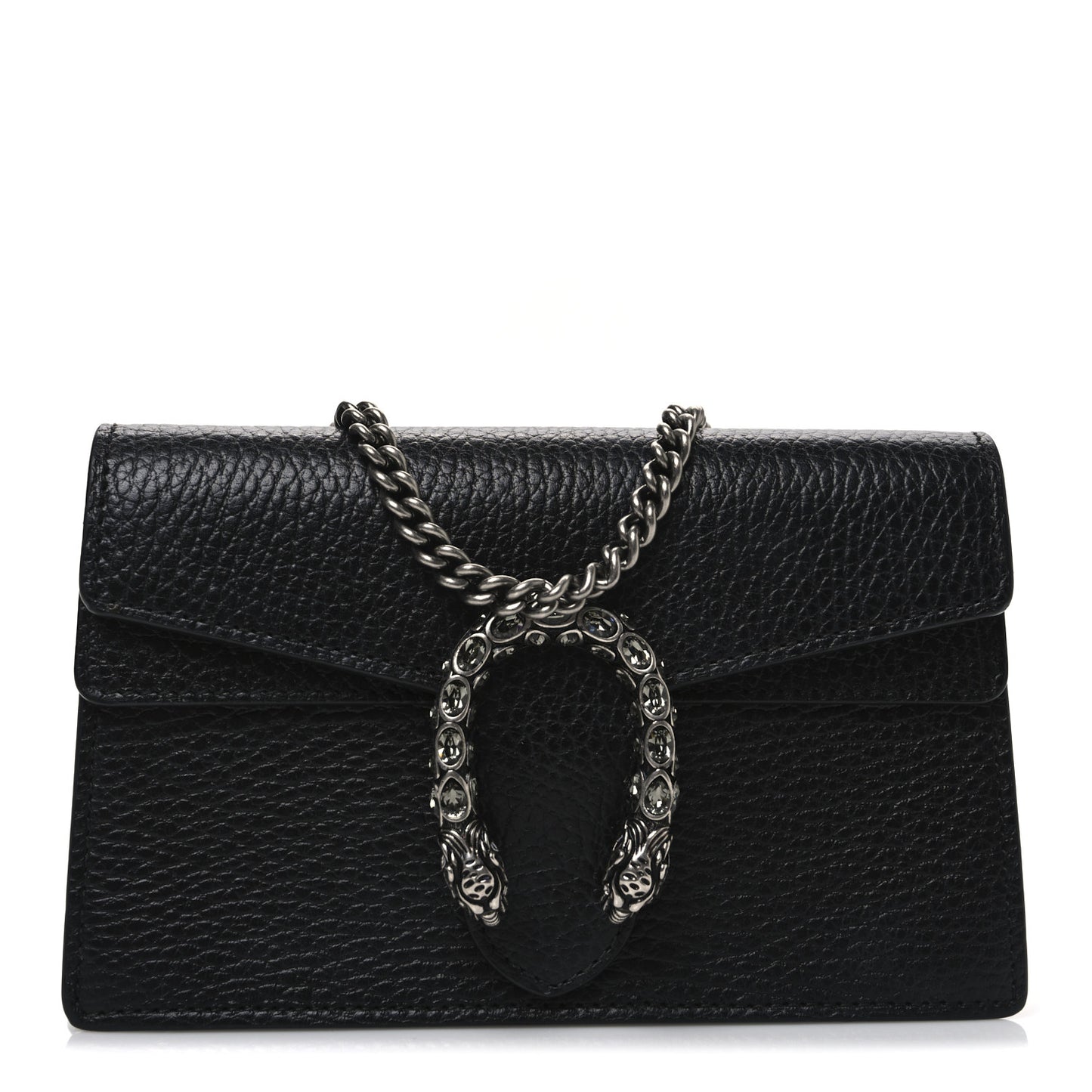Calfskin Super Mini Dionysus Shoulder Bag Black