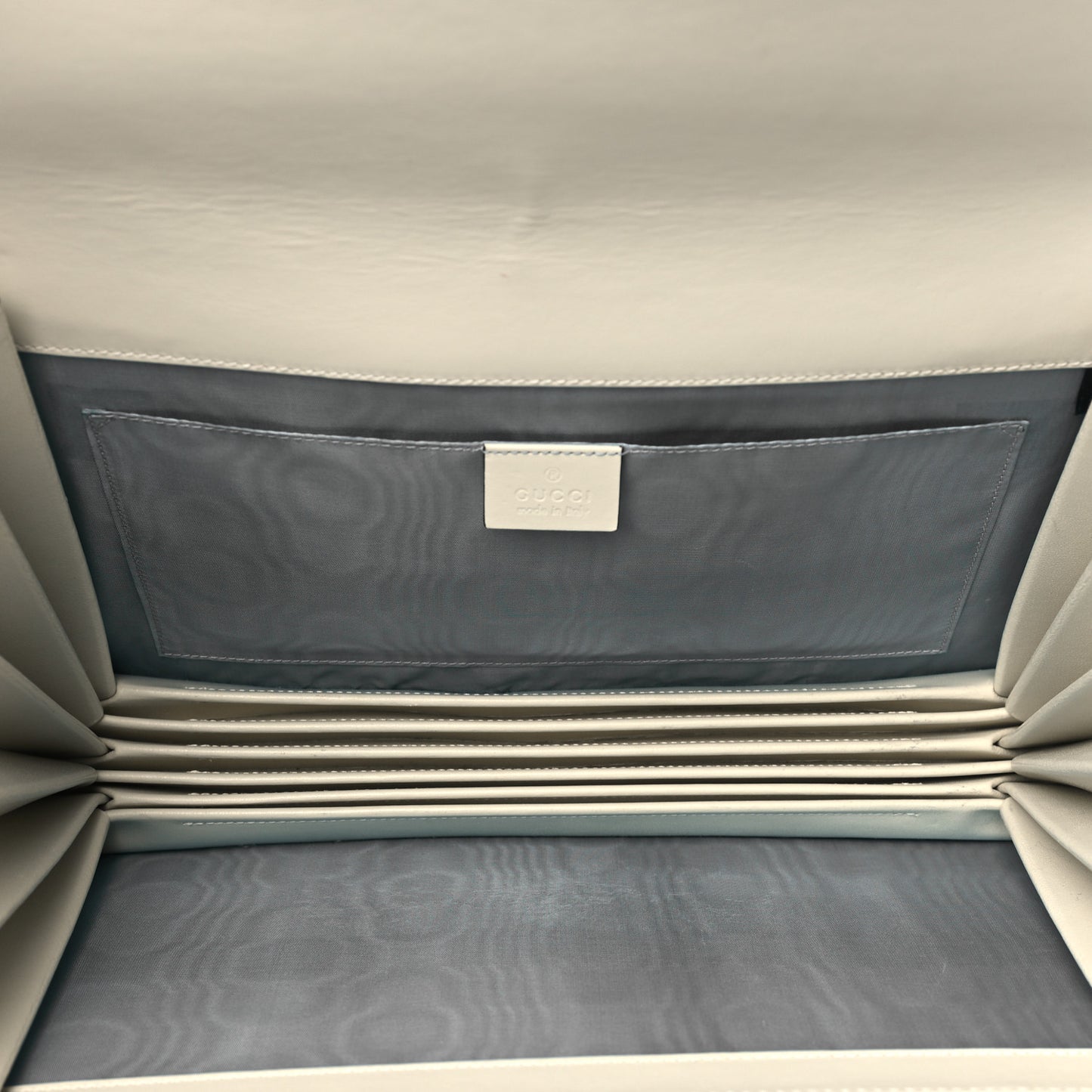 Calfskin Pouch Ivory Black