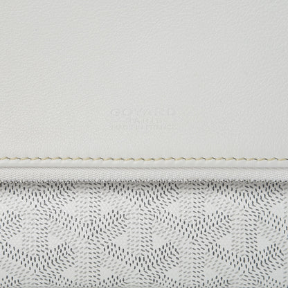 Goyard Goyardine Sainte Marie Soft Clutch White 6 of 11