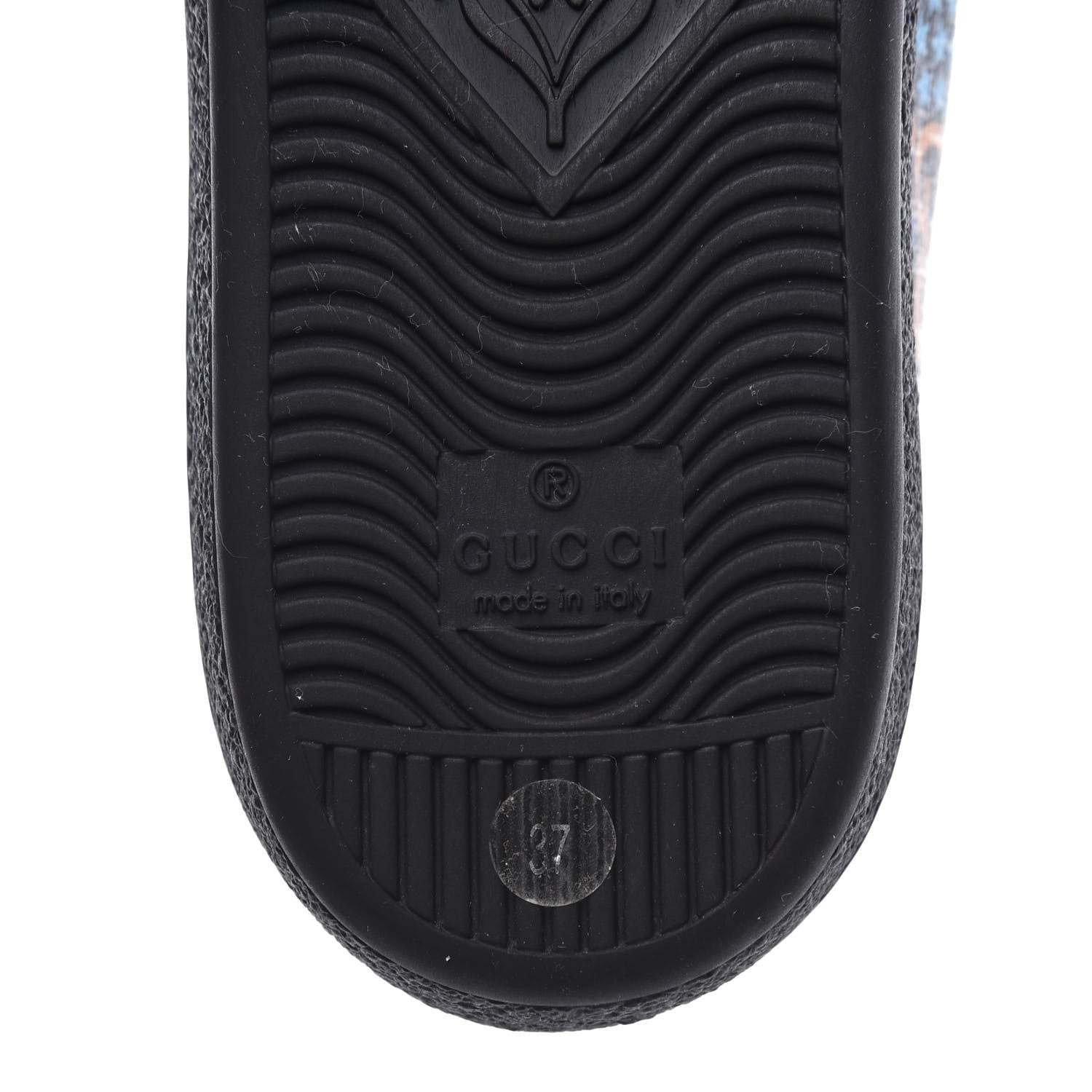 Gucci GG Supreme Monogram Psychedelic Womens Ace Sneakers 37 Black Multicolor 9 of 11
