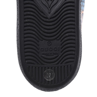 Gucci GG Supreme Monogram Psychedelic Womens Ace Sneakers 37 Black Multicolor 9 of 11