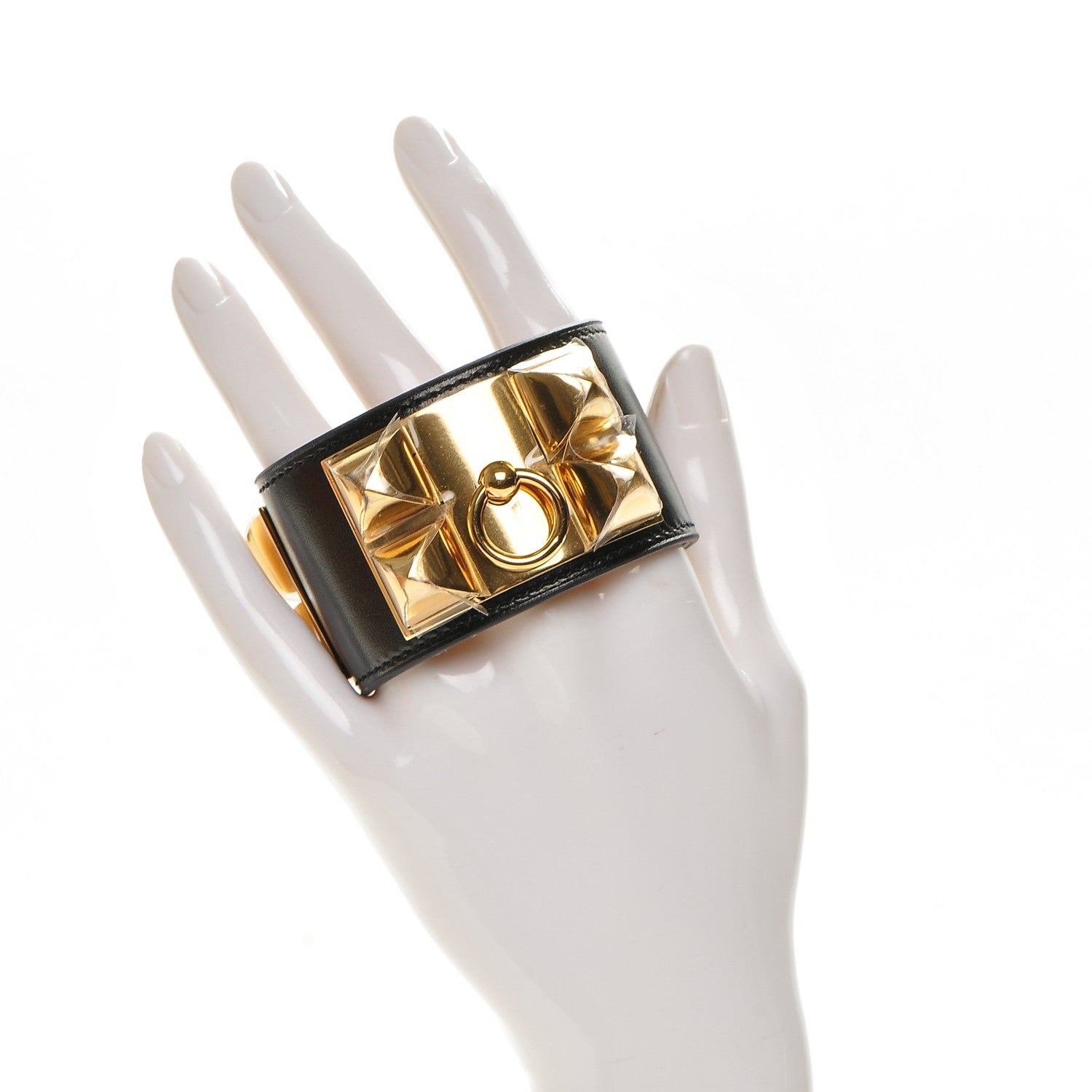 Hermes Box Collier De Chien CDC Bracelet S Black 2 of 11