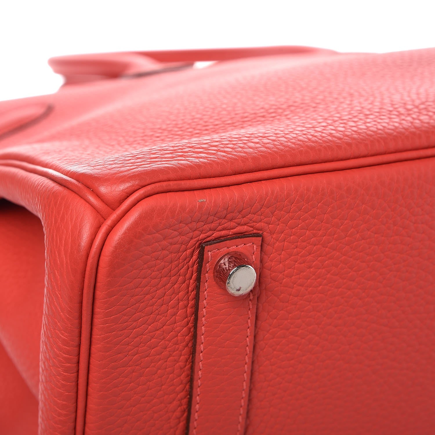 Hermes Togo Birkin 35 Rouge Pivoine 35 of 36