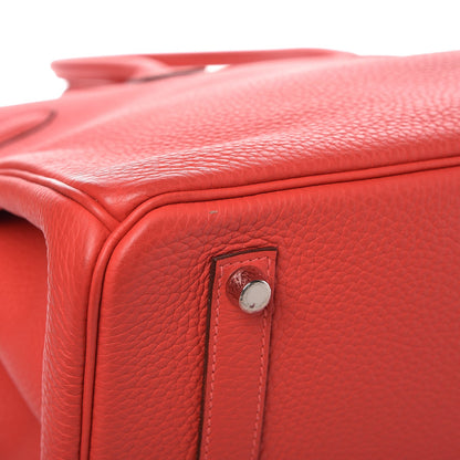 Hermes Togo Birkin 35 Rouge Pivoine 35 of 36