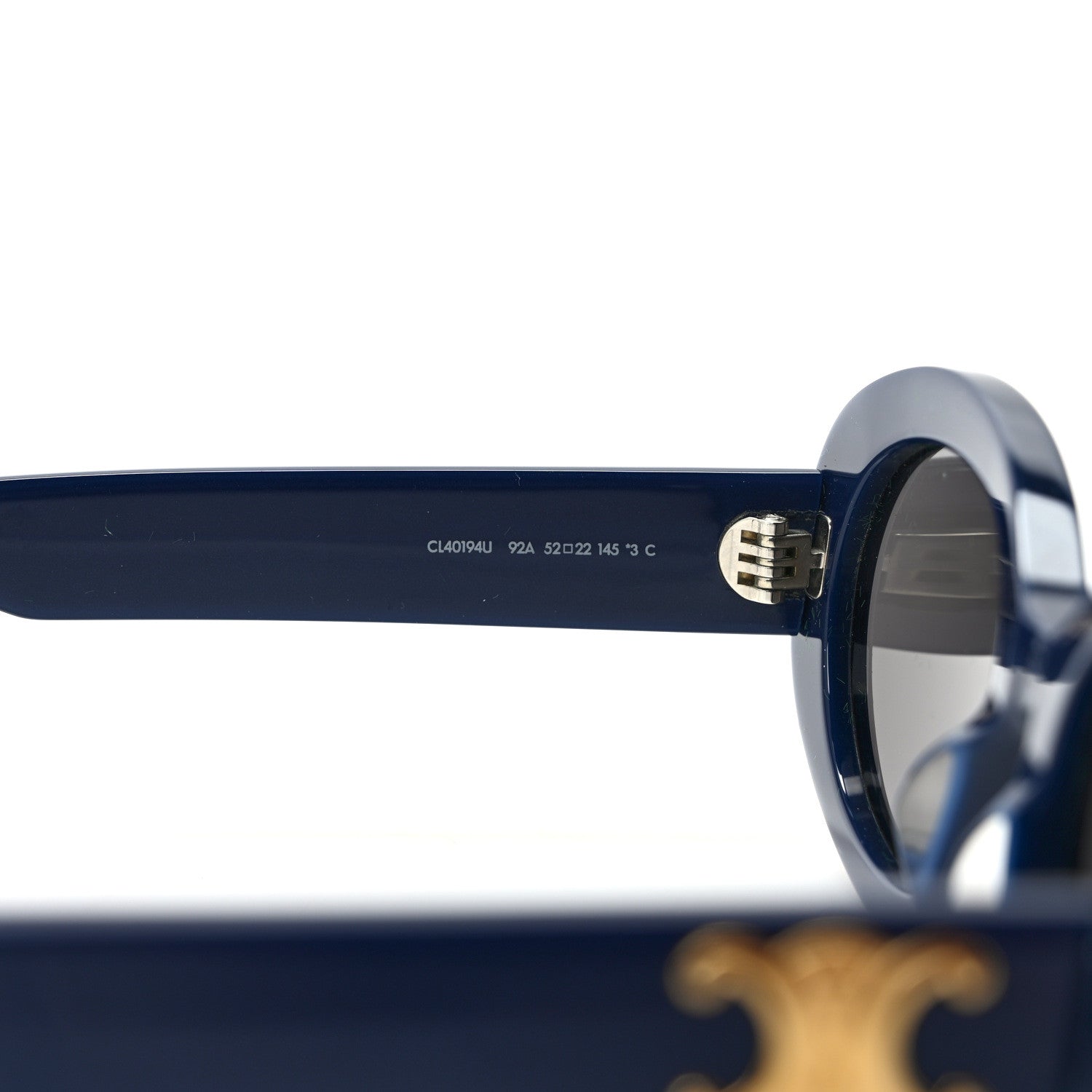 Celine Acetate Triomphe Sunglasses CL40194U Blue 6 of 6