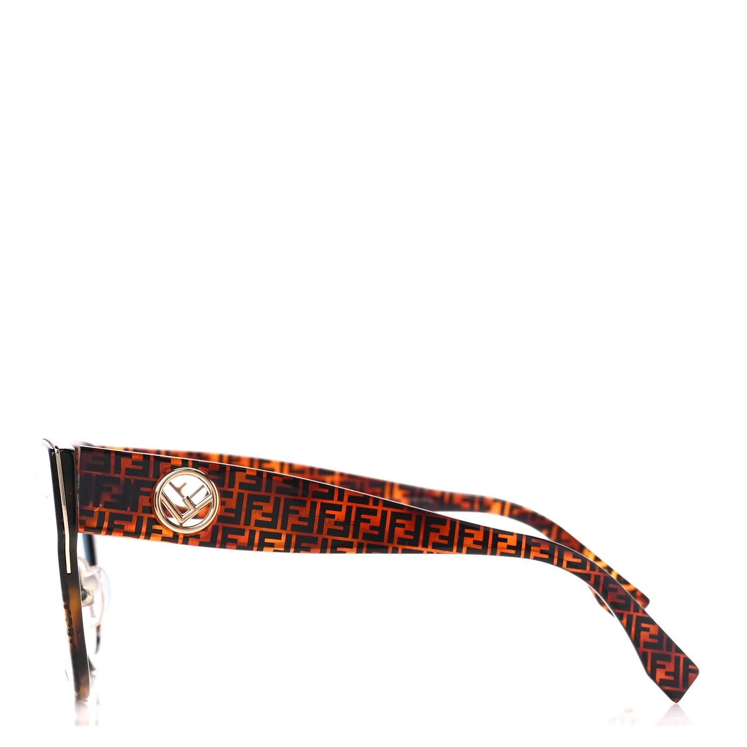 Fendi Acetate F is Fendi Cat Eye Sunglasses FF 0360/S Tortoise 3 of 7