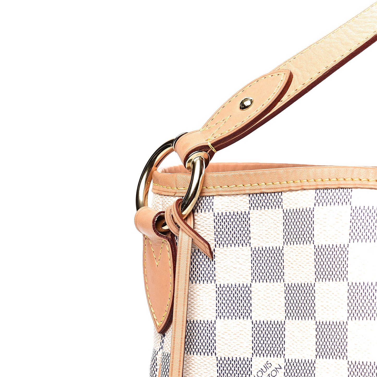 Damier Azur Delightful MM Rose Ballerine