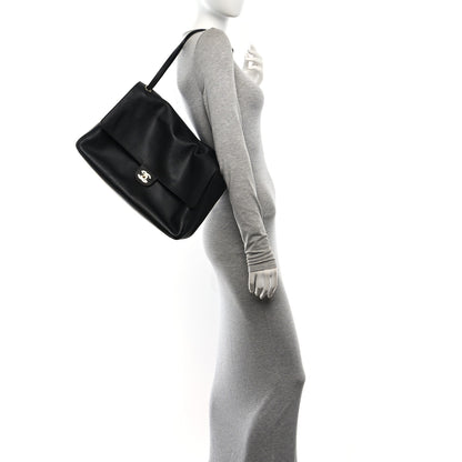 Chanel Grained Calfskin Souplissimo Maxi Flap Black 2 of 11